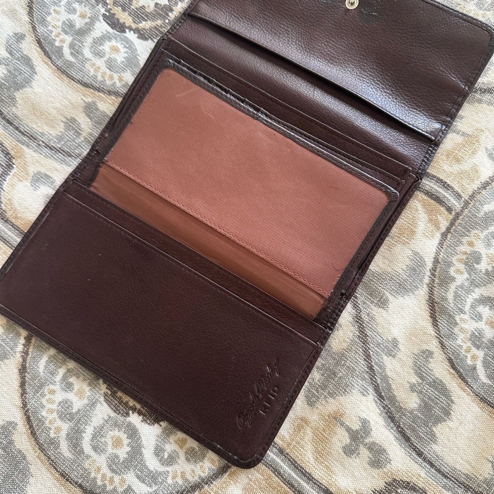 Vintage Osgoode Marley RFID Tri-fold Checkbook Wallet - Picture 4 of 8